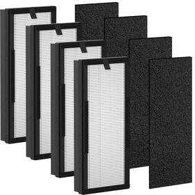 8000-4 Allisfresh 4 8000 Elite Pro True Hepa Replacement Filters Compatible With Veva