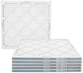 Amazon 192212075003 Basics 20x20x1 Air Filter 6-pack Merv 11 Ac Furnace Filters Dust Pet