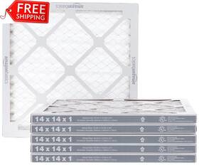 Bp80s.011414-6 Amazon Basics 14x14x1 Air Filter 6 Pack Merv 8 Ac Furnace Filters