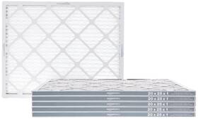 Bp80s.012025-6 Amazon Basics 20x25x1 Air Filter 6 Pack Merv 8 Ac Furnace Filters