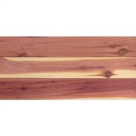 American Pacific 726084599109 3-3/4 Inch X Random Length Aromatic Red Cedar Shiplap Planking 15 Sq. Ft/pkg