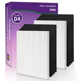 1712-0100-00 Aneedmore 711271193062 D480 Replacement Filter D4 For Winix Air Purifier 2 Hepa H13
