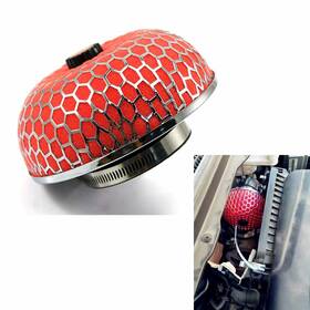 Eg-ak2024-maf Aotokoop 3in Mushroom Air Filter 76mm Inlet High Flow Oil Free Red