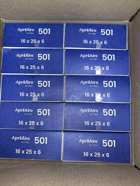 Aprilaire 686720016233 501 16 X 25 6 Inch Merv 15 10 Pleated Filter Pack