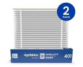Aprilaire 687505040122 401 Replacement Filter For Air Purifier 16x25x6 Genuine Oem 2 Pack