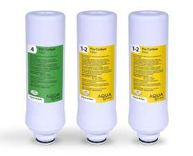 Aqua Tru 874617001435 Aquatru - 1 Year Combo Pack Includes 2 Pre-filters And Carbon Filter For Re