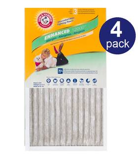 Ka12x20x1 Arm And Hammer 4 4-pack 12x20x1 Enhanced Air Filter - Conditioner Heat Pump