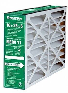 4511 Atrofy 717261669500 Generalaire 4541 Old 16 X 25 5 Merv 11 Air Filter- Actual Size 15
