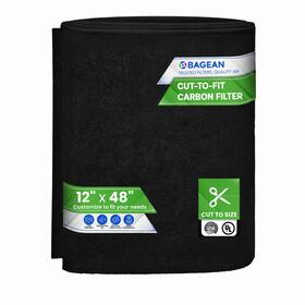 Bagean 850058991917 Cut To Fit Activated Carbon Filter Sheet 12 X 48 - Air