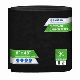 B0dvxdgr94 Bagean Cut To Fit Activated Carbon Filter Sheet 8 X 48 - Air