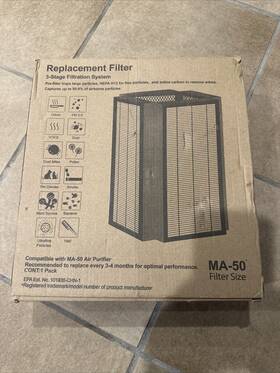 Ma-50 Basum H13 Hepa Filter Replacement For Medify Air Purifier
