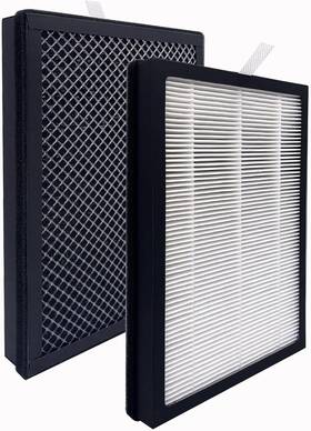 Byns-1743-lw32 Bayun Cap-500fpk Air Purifier Replacement Filters 2 Pack True Hepa Compatible