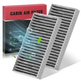 Bd-05-0143 Bdfhyk Filters Air Activated Carbon 2pcs Compatible With Jeep Liberty Dodge Nitro Cabin