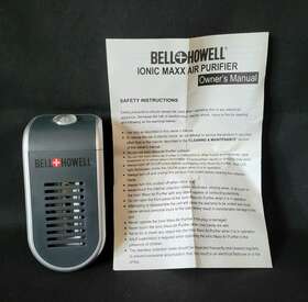 8676 Bell & Howell 080313093449 And Plug-in Portable Ionic Maxx Air Purifier Ionizer Model