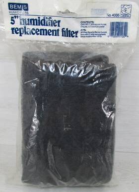 4035 Bemis 5 Inch Humidifier Replacement Filter #4035 Nos New Sealed Package