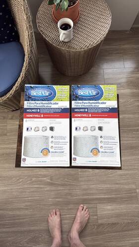 Bestair 078044750031 2 Pack Air H75 Humidifier Filter For Holmes Honeywell Sunbeam Bionaire