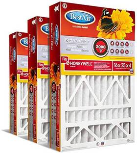 Hw1625-11r Bestair 691200439365 Ac Furnace Air Filter 16 Inch X 25 4 Merv 11 Removes And For