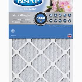 B1-1625-13-6 Bestair 6 Pack - 16x25 X 1 Inch Merv 13 Furnace Filter 90 Days