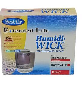 D14-c Bestair Extended Life Humidi-wick Humidifier Wick Filter Micro Free New