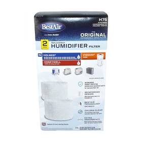 Bwf75 Bestair Pro 8877732904261 2-pack H75 Humidifier Wick Filter For Bionaire Replacement
