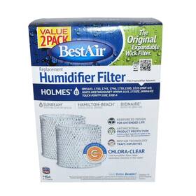 Sf213 Bestair Pro 8877732904264 H64 Humidifier Wick Filter 2-pack Replacement For Sunbeam Bionaire