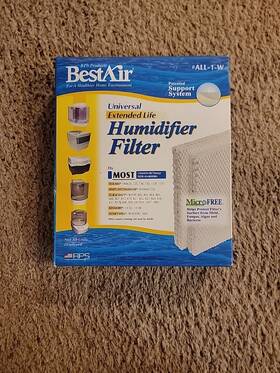 All-1-w Bestair Pro Universal Extended Life Humidifier Filter #all-1-w Fits Most Rectangular
