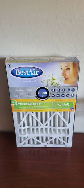 Mocb1625-13r Bestair Pro 16 Inch X 25 5 Merv 13 Pleated Furnace A/c Air Filter New Sealed