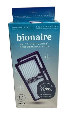 Bapf300apd Bionaire 2pk Aer1 Allergen Air Purifier Filters Purple