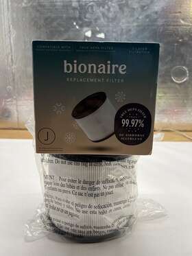 Bapf361-gb Bionaire New True Hepa Replacement Allergen Filter J Fits Holmes Air Purifiers