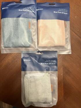 105727 Blueair 689122014616 Pre-filter Fabric For Blue Pure 411 Auto Item Number
