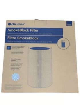 Blueair 689122022321 Blue Pure 411 Series Smokeblock Replacement Filter