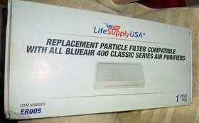 Er005 Blueair Lifesupply Usa Replacement Air Filter For 400 Classic Series Purifiers