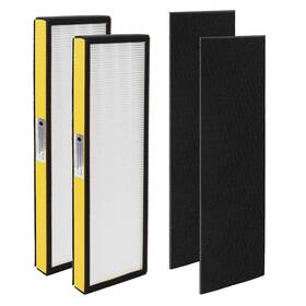 Blutoget 746939334280 Flt4825 Replacement Filter B 2 Hepa Filters 8 Carbon Prefilters By
