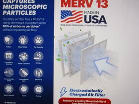 Bnx 810134868168 Trufilter 20x20x5 Air Filter Merv 13 2-pack - Made In Usa Electrostatic