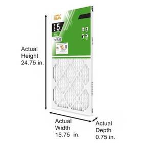 Hdx3p5-011630 Branded 16 Inch X 25 1 Standard Pleated Furnace Air Filter Fpr 5 Merv 8 3-pac