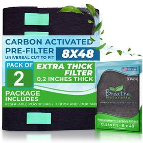 Breathe Naturally 393428010922 Universal Cut To Fit Carbon Activated Air Filter - Filters Pre Carbo