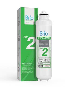 Brio 841545123959 Water Cooler Filter Replacement - Stage-2 Pre Carbon Granular Activated Carb