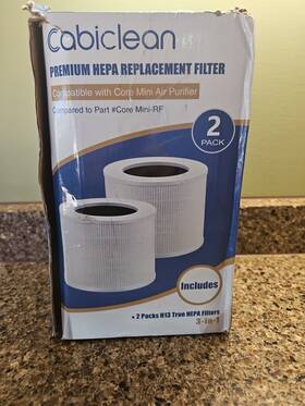 3837425 Cabiclean True Hepa Filters H13 3-in-1 Mini-rf 2pk Levoit Purifier New Sealed