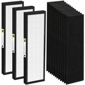 Cabiclean 769135021501 3-pack Flt4825 Hepa Filter B Replacement Compatible With G-guardian Air Purifier