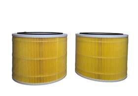 Cabiclean Core3-2p-y 2 Pack Core 300 Replacement Filter For Levoit Air Purifier Yellow