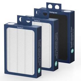 Le-sjqw-ale5 Cabiclean 3 Pack True Hepa Filter Replacement Compatible With Blueair Classic 500/600