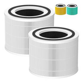 2pcs-hp-14 Caehomly 2 Pack 14 True Hepa Replacement Filter Compatible With Puro 240 Air Purifier