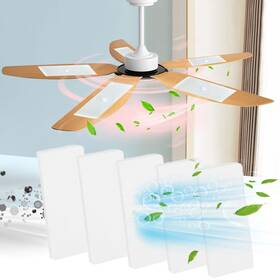 Fanfilter-ck0029 Cambk Ceiling Fan Air Filter For Blades 5pcs Dust Control Blade Filters With F