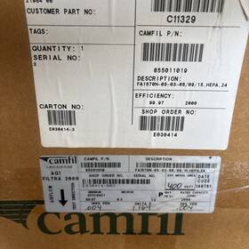Fa1570n-05-03-08 Camfil 855010511 Filtra 2000 .3 Micron 99.97% Cfm Air Filter