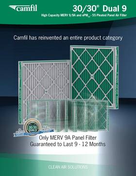 Merv9 Camfil 18x24x2 30/30 Furnace/ac Air Filter Dual