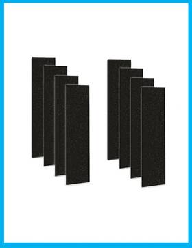 Cfs Brand Filters 045399089588 Carbon Activated Pre-filter 8-pack For Use With Flt4825 Hepa