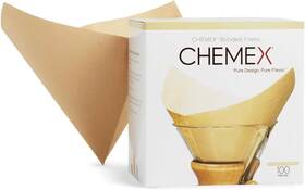 Chemex 760625106128 Natural Coffee Filters Square 100ct - Pack Of 1 Original Version