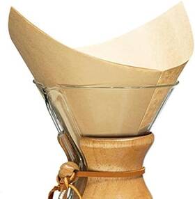 Fs-100 Chemex Bonded Filter - Natural Square 100 Count Pack Of 2 Exclusive Packag