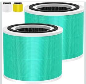 Hy180013p Chivalz Hepa Air Purifier Replacement Filter 3-in-1 Activated Carbon 2 Pack