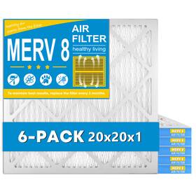 20x20x1merv8-6 Cobectal 20x20x1 Merv 8 High Efficiency Pleated Hvac Furnace And Air Conditioner 6 Packs
